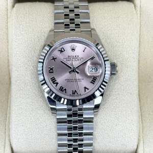 NEW 2025 Lady Datejust 28mm 279174 Stainless Steel Jubilee Pink Dial