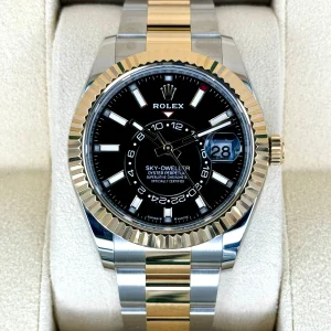 NEW 2025 Rolex Sky-Dweller 42mm 336933 Two-Tone Oyster Black Dial