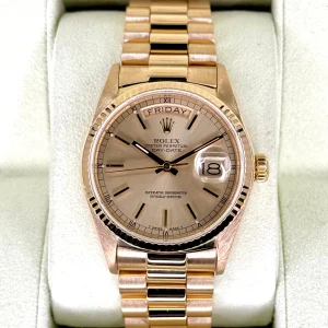 1985 Rolex Day-Date 36mm 18038 Presidential Champagne Dial