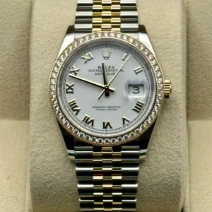 NEW 2025 Rolex Datejust 36mm 126283RBR Two-Tone Jubilee Diamond Bezel