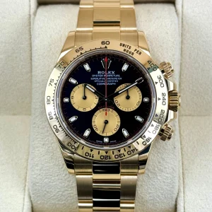 2023 Rolex Daytona "Paul Newman" 40mm 116508 Yellow Gold Black Dial