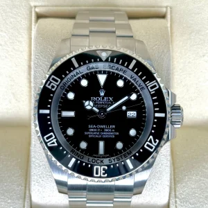2016 Rolex Deepsea 44mm 116660 Stainless Steel Black Dial