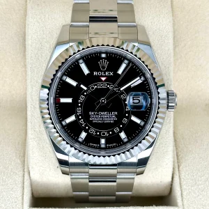 NEW 2024 Rolex Sky-Dweller 42mm 336934 Oyster Black Dial
