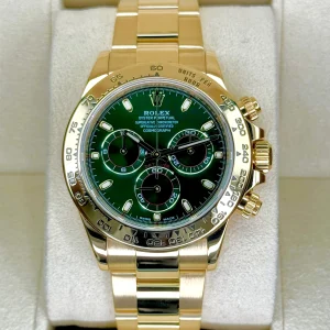 2020 Rolex Daytona "John Mayer" 40mm 116508 Yellow Gold Green Dial