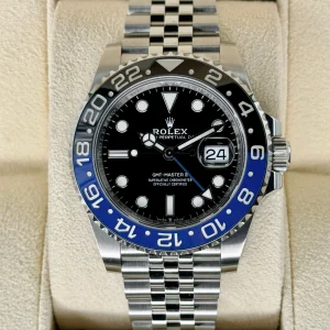 NEW 2023 Rolex GMT-Master II "Batgirl" 40mm 126710BLNR Jubilee Black Dial