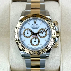 NEW 2024 Rolex Daytona 40mm 126503 Two-Tone White Dial