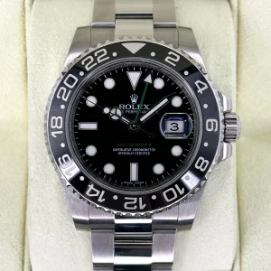 2011 Rolex GMT-Master II 40mm 116710LN Stainless Steel Black Dial