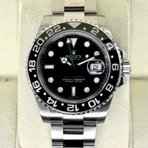2010 Rolex GMT-Master II 40mm 116710LN Stainless Steel Black Dial
