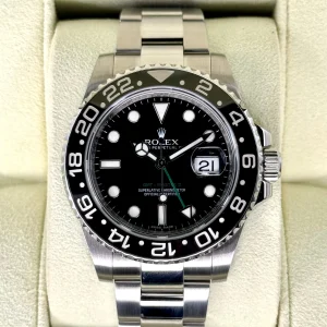 2012 Rolex GMT-Master II 40mm 116710LN Stainless Steel Black Dial