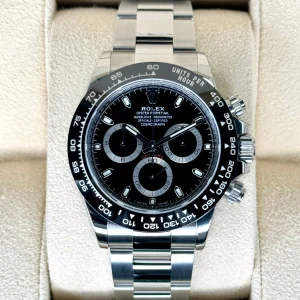 NEW 2023 Rolex Daytona 40mm 116500LN Stainless Steel Black Dial