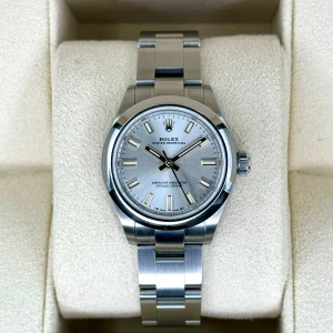NEW 2024 Rolex Oyster Perpetual 28mm 276200 Silver Dial