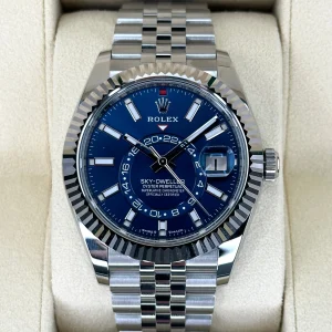 NEW 2024 Rolex Sky-Dweller 42mm 336934 Jubilee Blue Dial