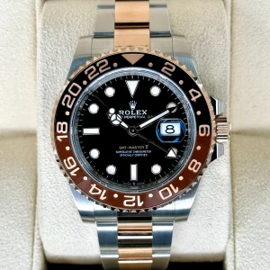 NEW 2023 Rolex GMT-Master II "Rootbeer" 40mm 126711CHNR Two-Tone
