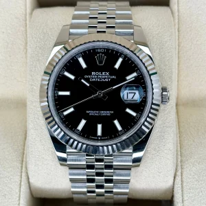 NEW 2025 Rolex Datejust 41mm 126334 Stainless Steel Jubilee Black Dial