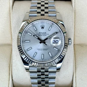 2020 Rolex Datejust 41mm 126334 Stainless Steel Jubilee Silver Dial