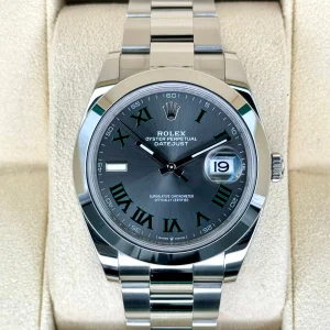 2023 Rolex Datejust 41mm 126300 Oyster Wimbledon Dial