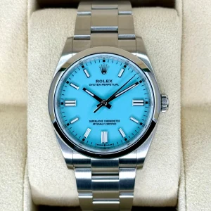 2023 Rolex Oyster Perpetual 36mm 126000 Tiffany Blue Dial