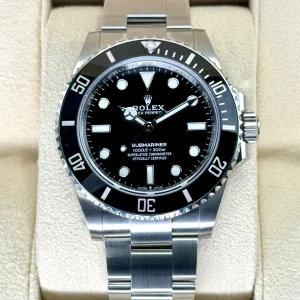NEW 2024 Rolex Submariner 41mm 124060 Stainless Steel Black Dial