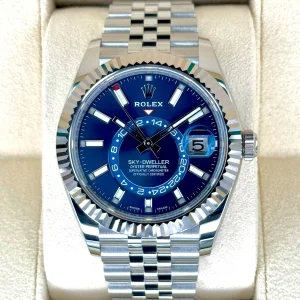 NEW 2024 Rolex Sky-Dweller 42mm 326934 Jubilee Blue Dial