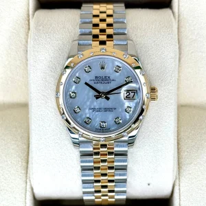 2021 Rolex Datejust 31mm 278343RBR Two-Tone Jubilee MOP Diamond Dial