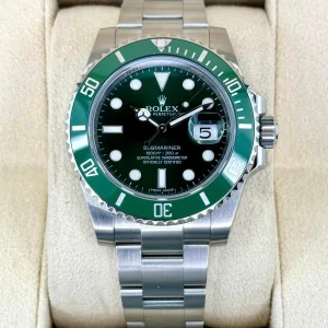 2014 Rolex Submariner "Hulk" 40mm 116610LV Green Dial