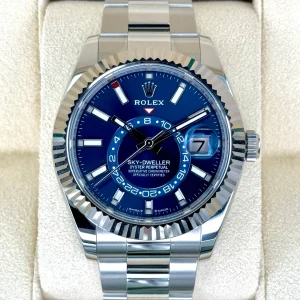 NEW 2024 Rolex Sky-Dweller 42mm 336934 Oyster Blue Dial