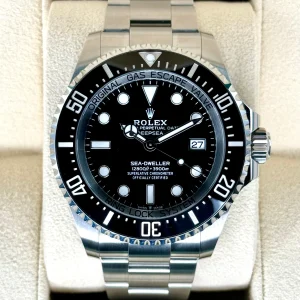 NEW 2023 Rolex Deepsea 44mm 136660 Stainless Steel Black Dial