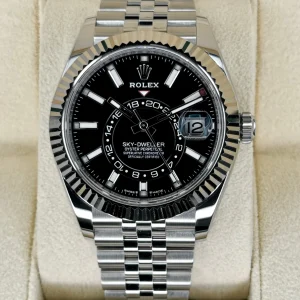 NEW 2023 Rolex Sky-Dweller 42mm 336934 Jubilee Black Dial
