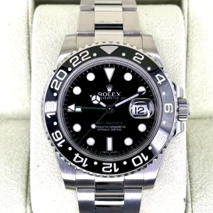 2012 Rolex GMT-Master II 40mm 116710LN Stainless Steel Black Dial