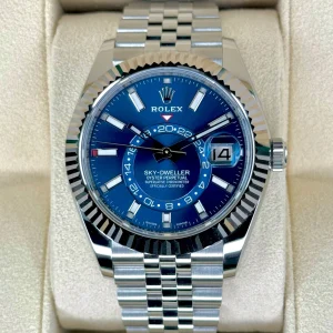 NEW 2024 Rolex Sky-Dweller 42mm 336934 Jubilee Blue Dial