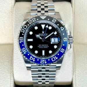 NEW 2024 Rolex GMT-Master II "Batgirl" 40mm 126710BLNR Jubilee Black Dial