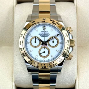 NEW 2024 Rolex Daytona 40mm 126503 Two-Tone White Dial
