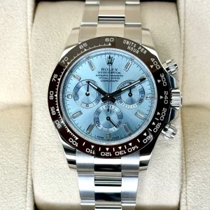 NEW 2023 Rolex Daytona 40mm 116506 Platinum Ice Blue Diamond Dial