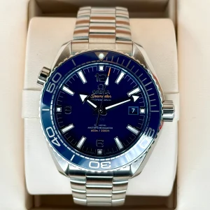 2019 Omega Seamaster Planet Ocean 43.5mm 215.30.44.21.03.001 Blue Dial