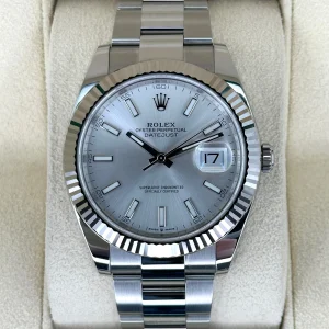 NEW 2024 Rolex Datejust 41mm 126334 Stainless Steel Oyster Silver Dial