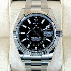 NEW 2024 Rolex Sky-Dweller 42mm 336934 Oyster Black Dial