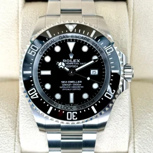 2022 Rolex Deepsea 44mm 126660 Stainless Steel Black Dial