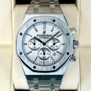 2016 Audemars Piguet Royal Oak Chronograph 41mm 26320ST White Dial