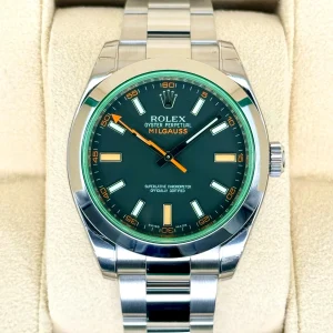 NEW 2009 Rolex Milgauss 40mm 116400GV Black Dial