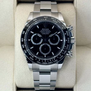 NEW 2024 Rolex Daytona 40mm 126500LN Stainless Steel Black Dial
