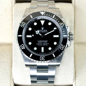 2023 Rolex Submariner 41mm 124060 Stainless Steel Black Dial