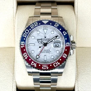 NEW 2024 Rolex GMT-Master II "Pepsi" 40mm 126719BLRO Meteorite Dial