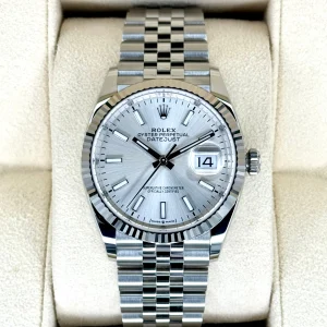 NEW 2025 Rolex Datejust 36mm 126234 Stainless Steel Jubilee Silver Dial
