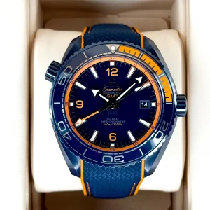 2020 Omega Seamaster Planet Ocean 45.5mm 215.92.46.22.03.001 Blue Dial