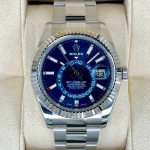 Sky-Dweller 42mm 326934 Stainless Steel Oyster Blue Dial