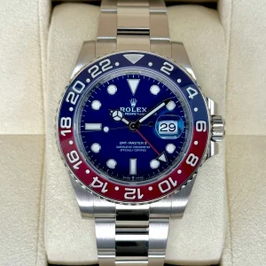 2022 Rolex GMT-Master II "Pepsi" 40mm 126719BLRO White Gold Oyster