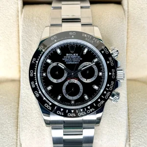 Rolex Daytona 40mm 116500LN Stainless Steel Black Dial