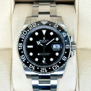NEW OLD STOCK 2020 Rolex GMT-Master II 40mm 116710LN Black Dial