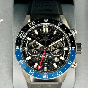 NEW 2022 Tag Heuer Carrera Heuer 02 CBG2A1Z.FT6157 Skeletonized Dial