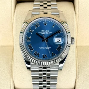 Rolex Datejust 41mm 126334 Stainless Steel Jubilee Blue Dial